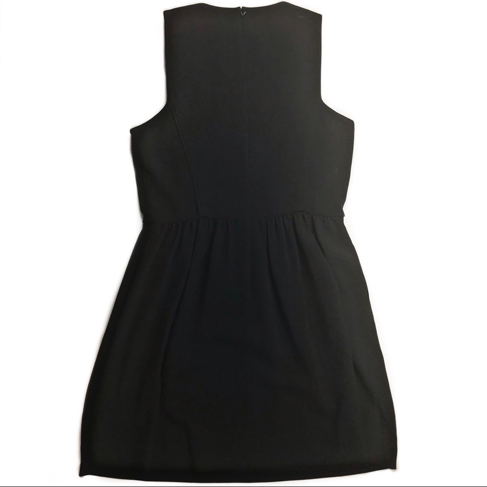 Tibi Black Sleeveless Beaded Dress Size 10 B-AA - Picture 3 of 5